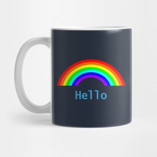 Hello Rainbow Mug